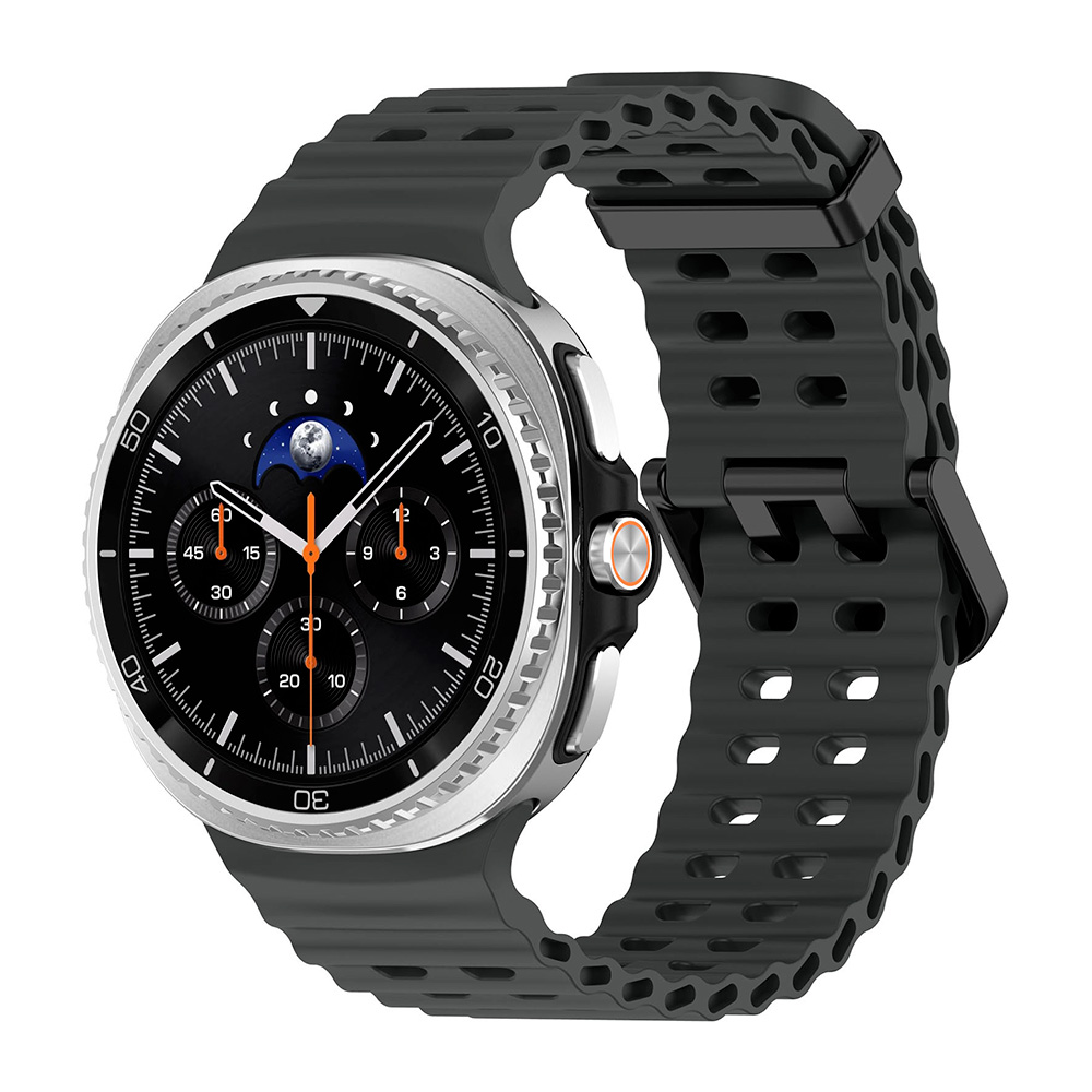 Λουράκι Σιλικόνης ColorWave Sonique για Samsung Galaxy Watch 8 Μαύρο