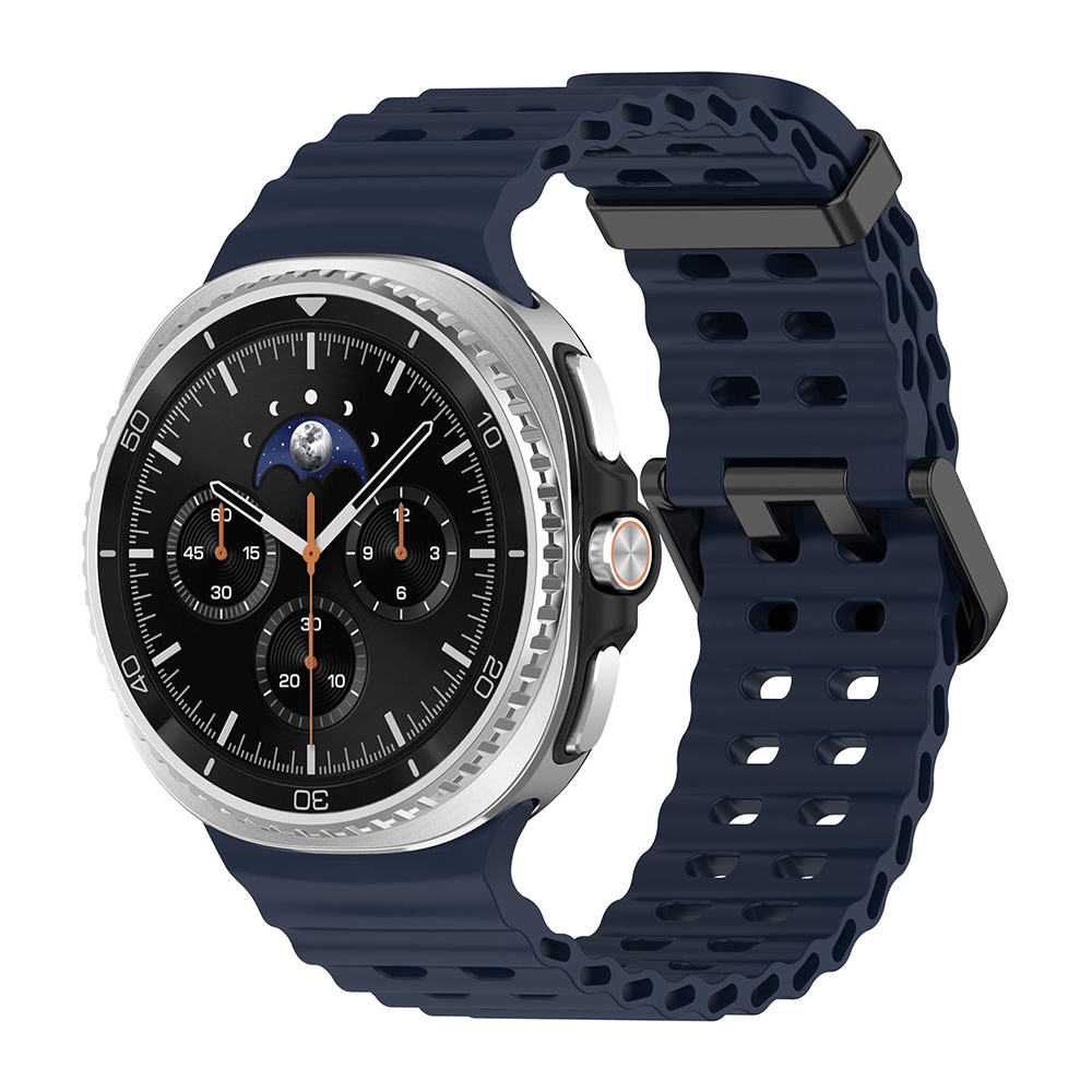 Λουράκι Σιλικόνης ColorWave Sonique για Samsung Galaxy Watch 8 Μπλε Σκούρο
