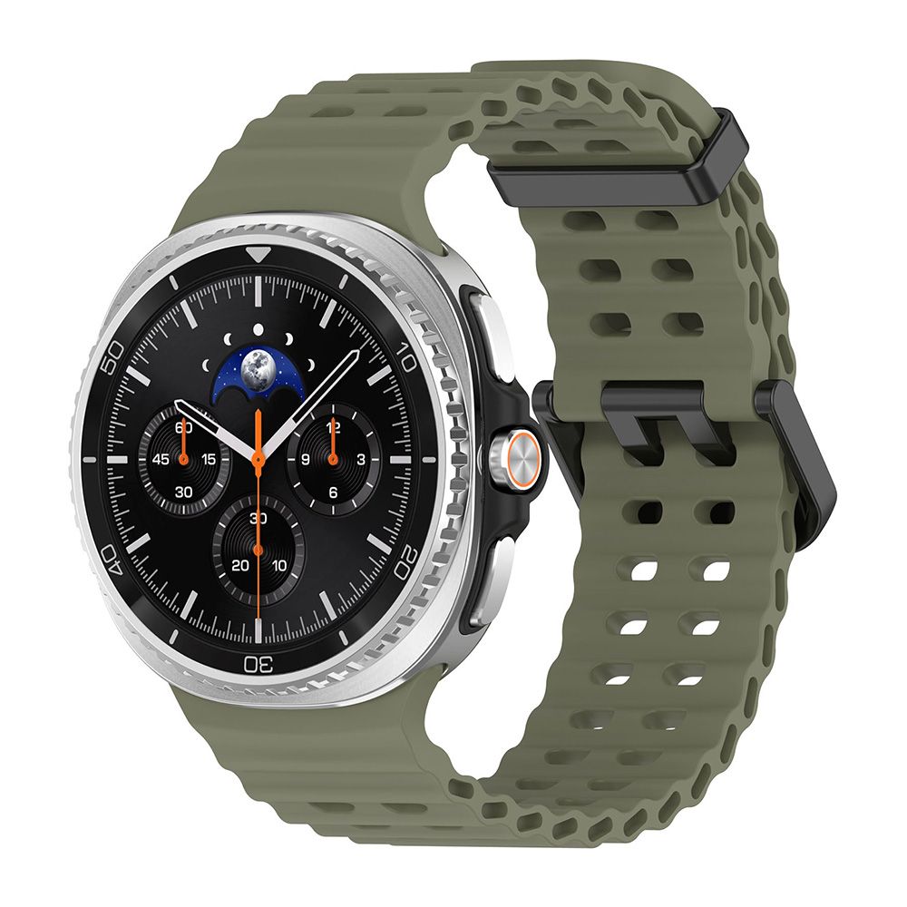 Λουράκι Σιλικόνης ColorWave Sonique για Samsung Galaxy Watch 8 Χακί