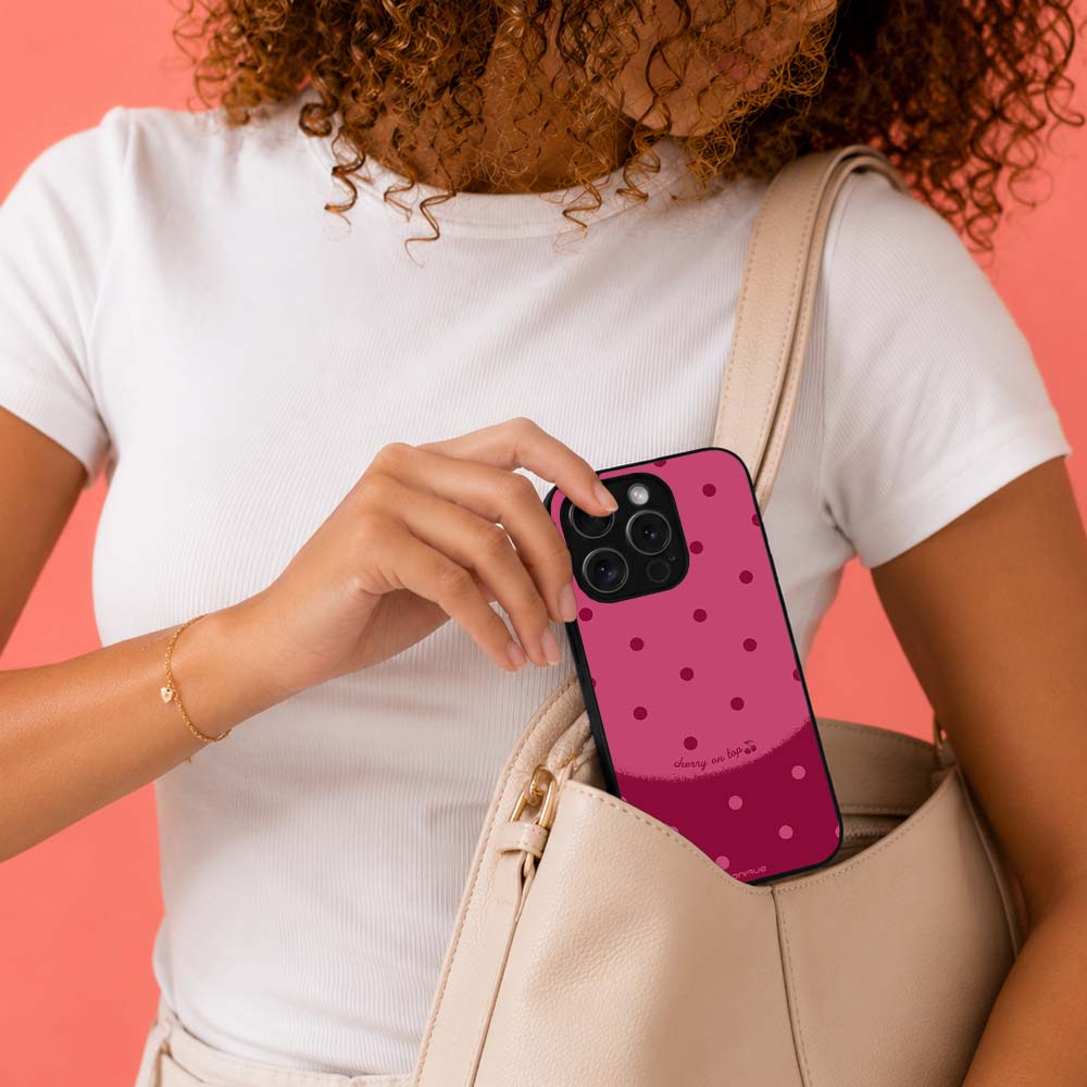 Θήκη Sonique Delulu Polka Era Series για Nothing Phone 3a Top Cherry