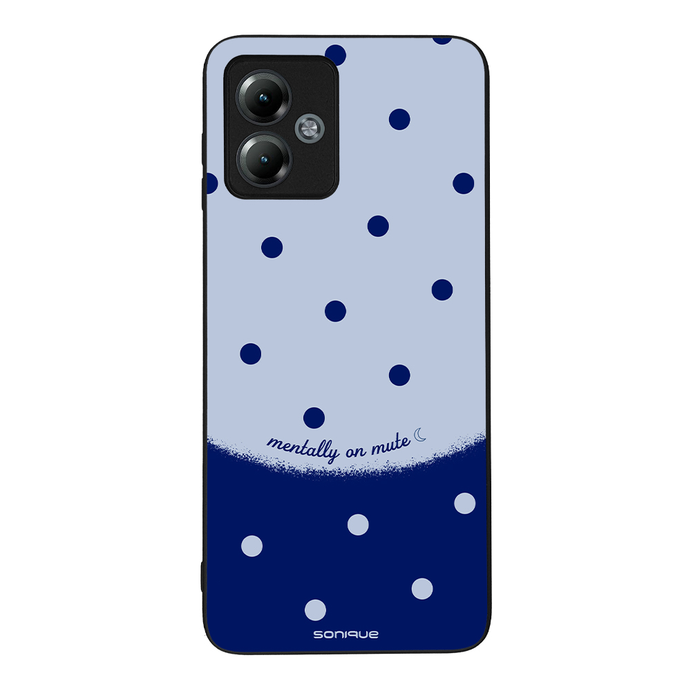 Θήκη Sonique Delulu Polka Era Series για Motorola Moto G14 4G Blue Mentally