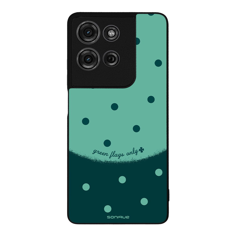 Θήκη Sonique Delulu Polka Era Series για Motorola Moto G75 5G Green Flags