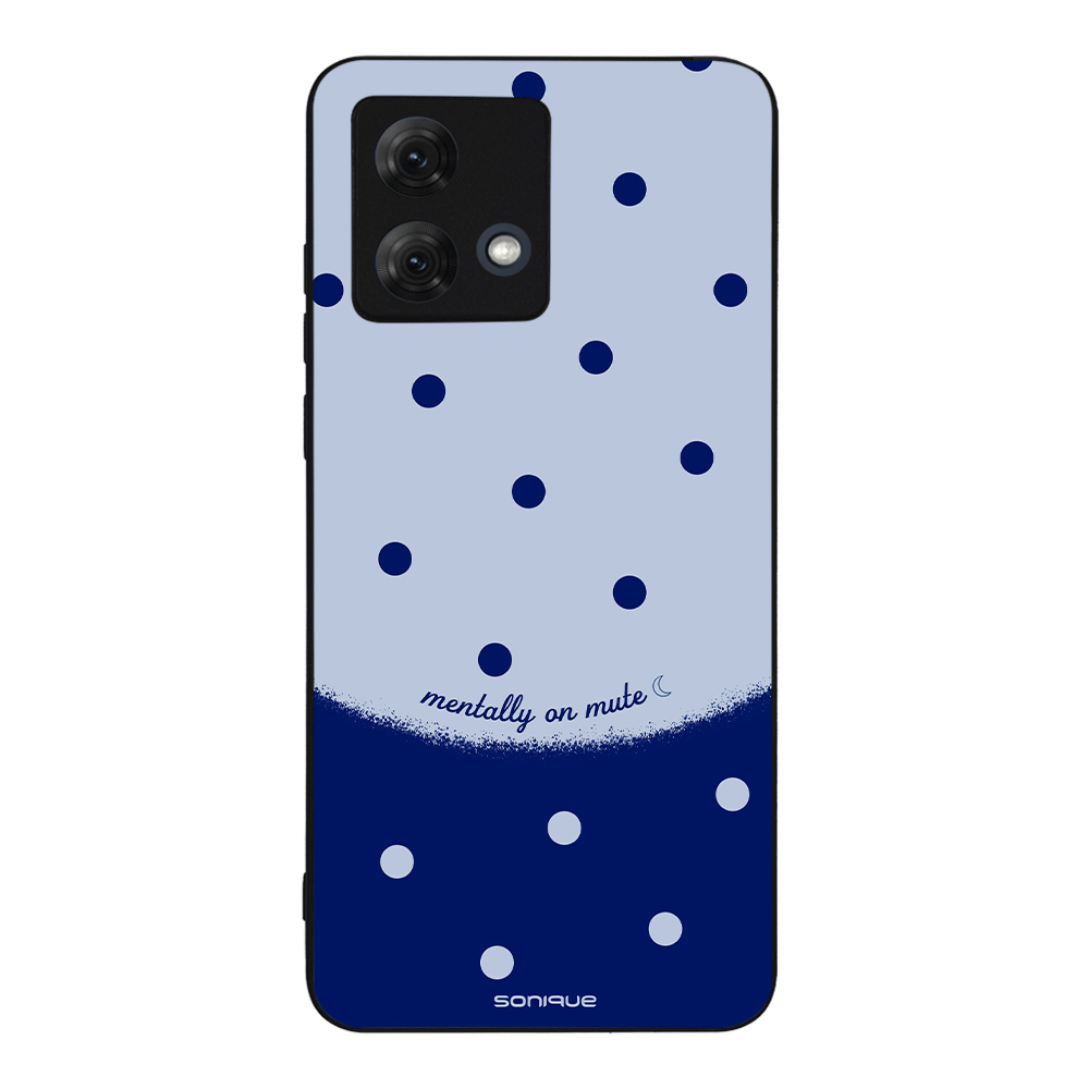 Θήκη Sonique Delulu Polka Era Series για Motorola Moto G84 5G Blue Mentally