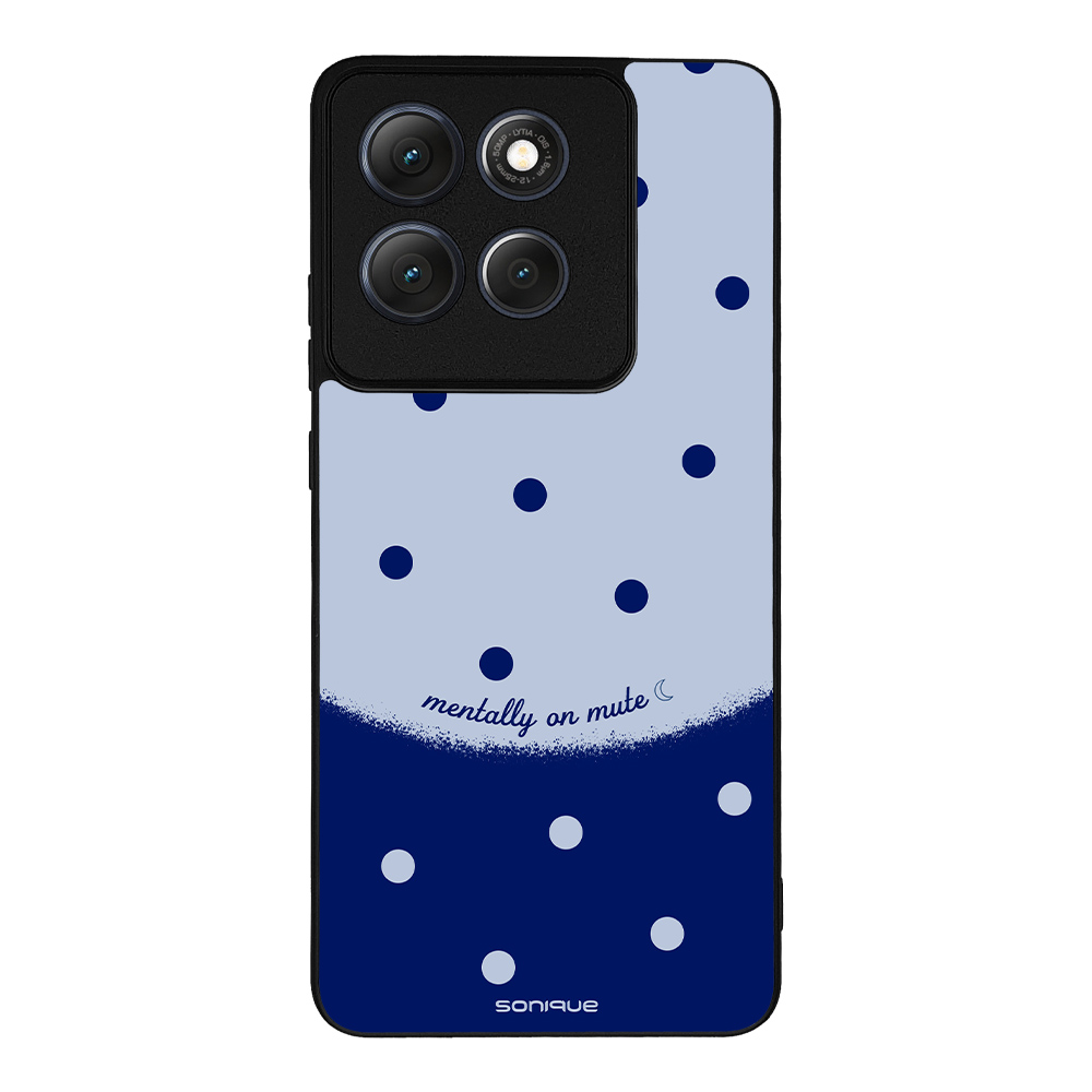 Θήκη Sonique Delulu Polka Era Series για Motorola Moto G86 5G / Moto G86 5G Power Blue Mentally