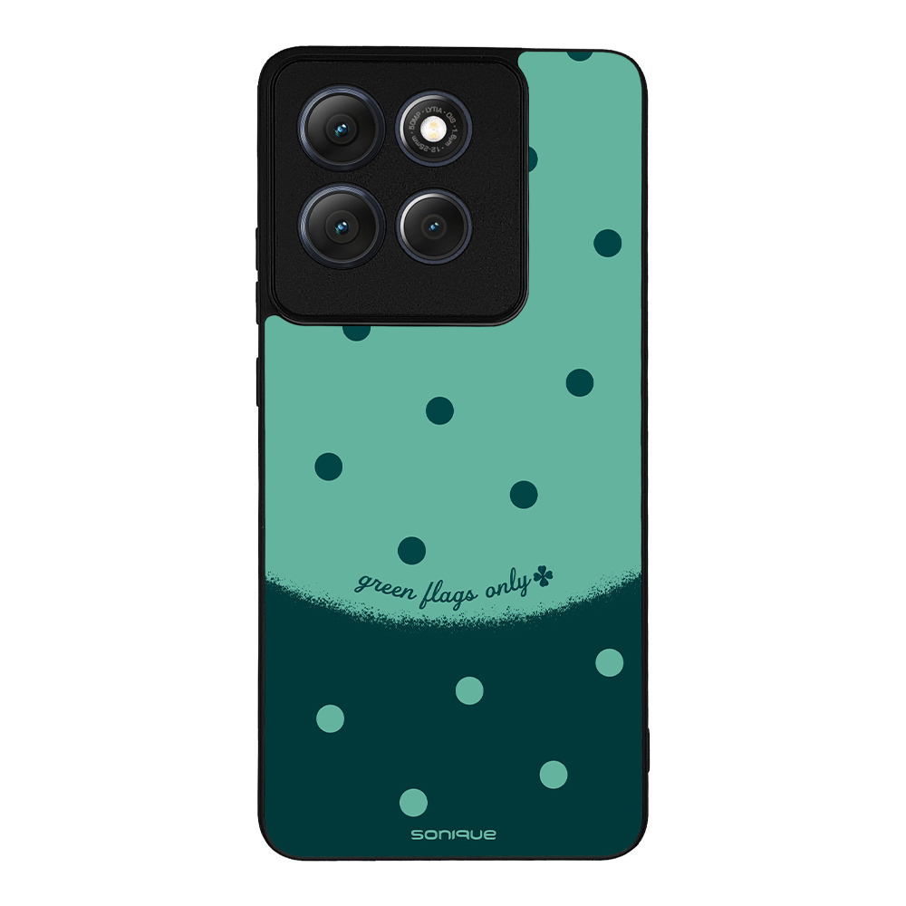 Θήκη Sonique Delulu Polka Era Series για Motorola Moto G86 5G / Moto G86 5G Power Green Flags