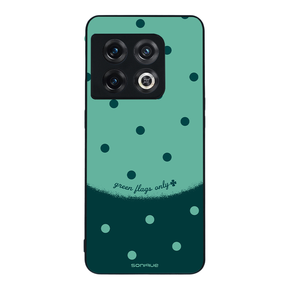 Θήκη Sonique Delulu Polka Era Series για OnePlus 10 Pro 5G Green Flags