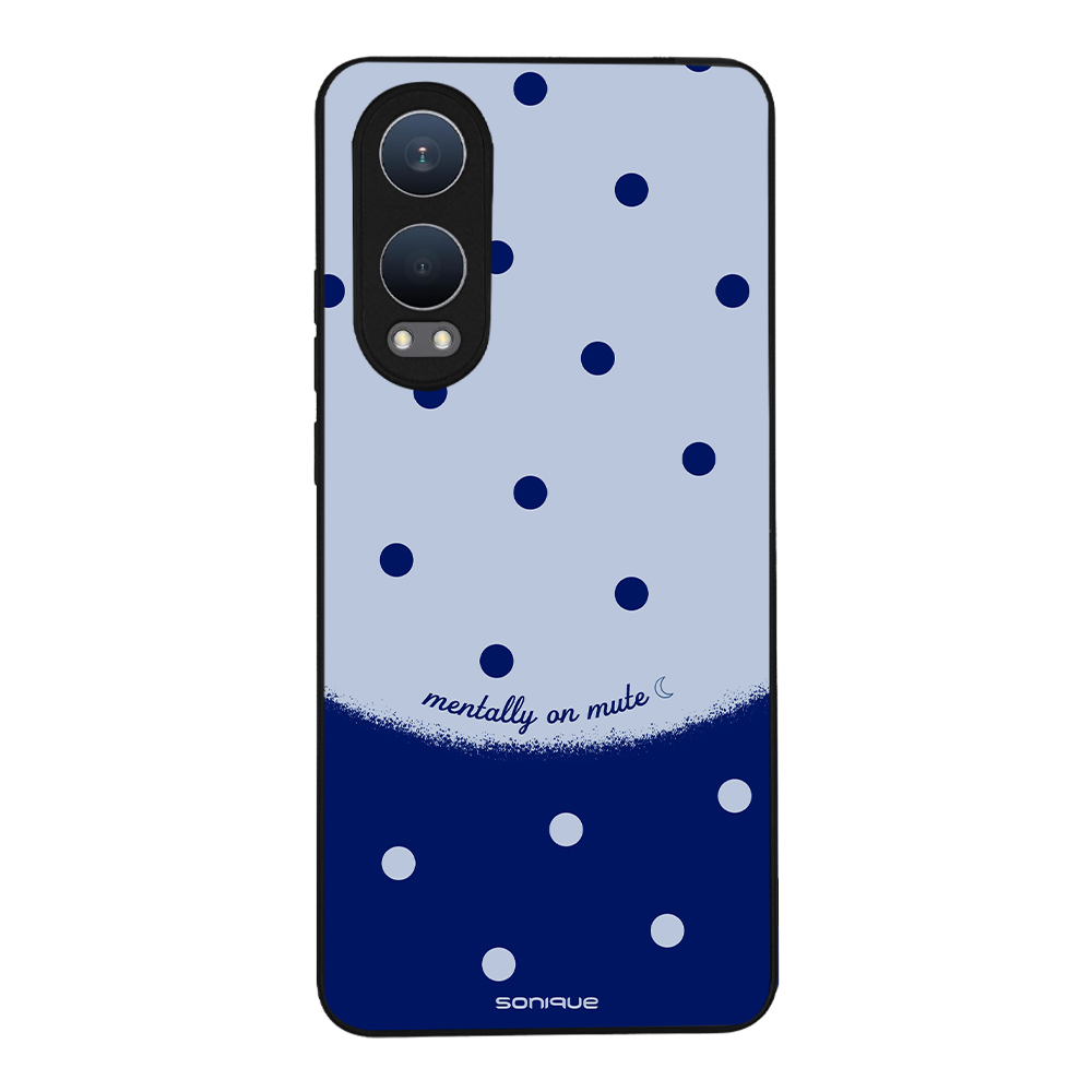 Θήκη Sonique Delulu Polka Era Series για OnePlus Nord CE 4 Lite 5G Blue Mentally