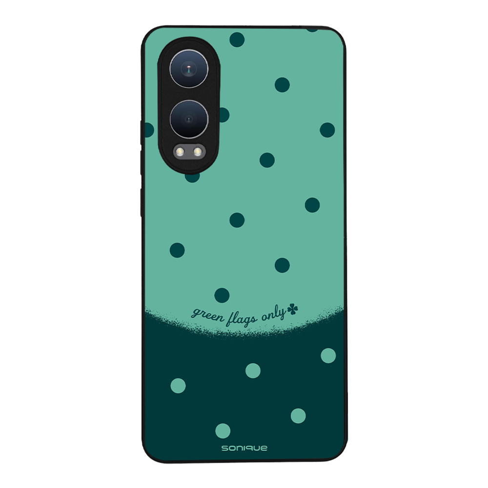 Θήκη Sonique Delulu Polka Era Series για OnePlus Nord CE 4 Lite 5G Green Flags