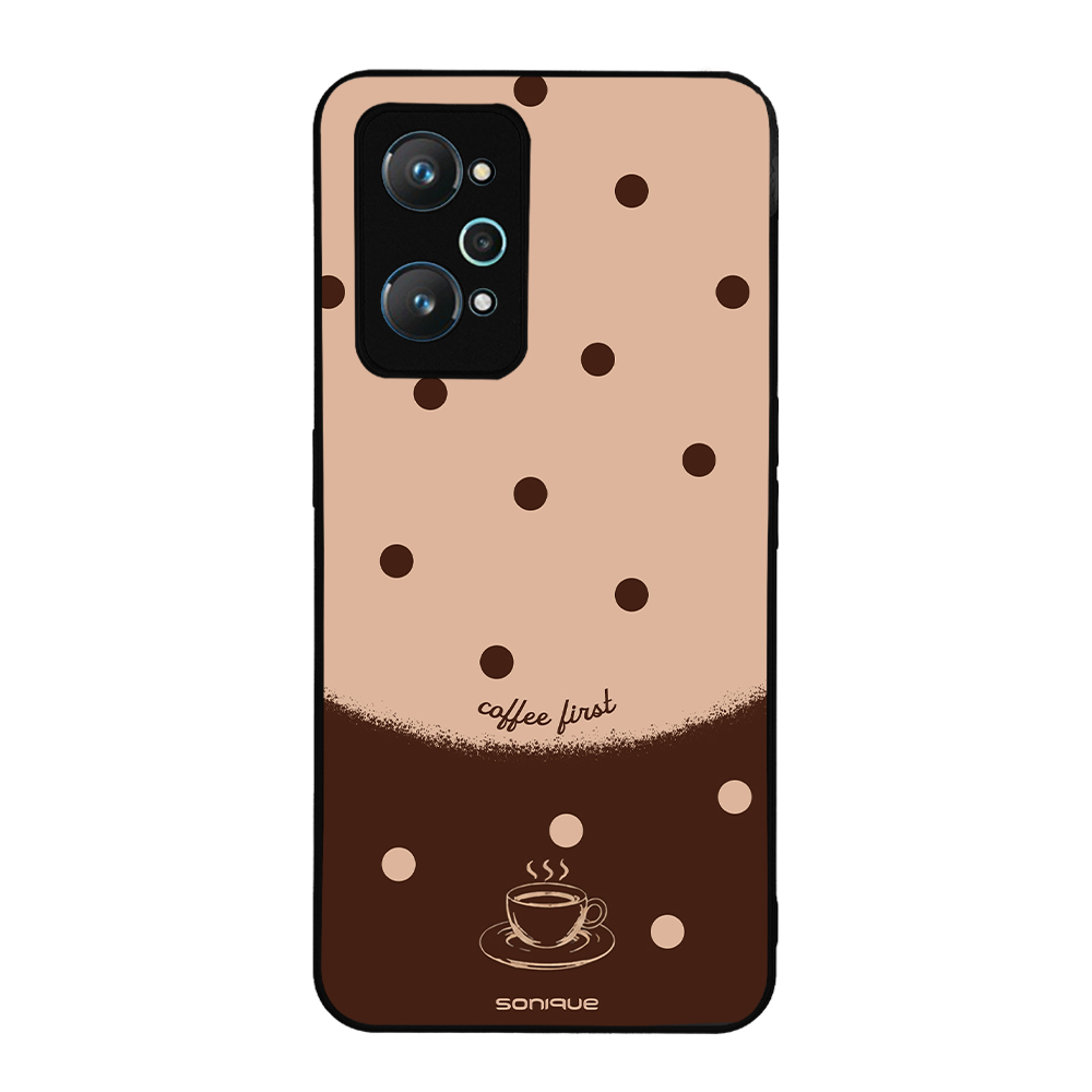 Θήκη Sonique Delulu Polka Era Series για Realme GT Neo 2 5G / Realme GT 2 5G / Realme GT Neo 3T 5G Coffee First