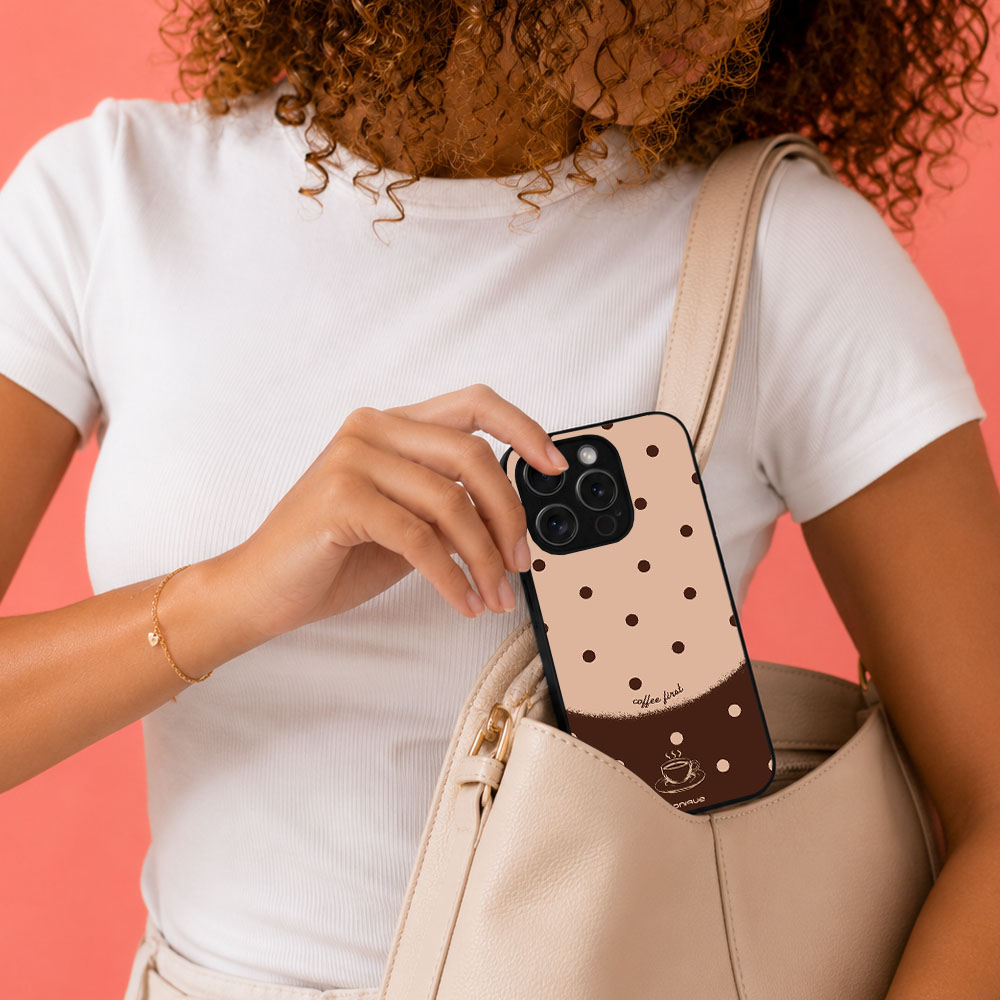 Θήκη Sonique Delulu Polka Era Series για VIVO Y35 4G / VIVO Y22 / VIVO Y22S Coffee First