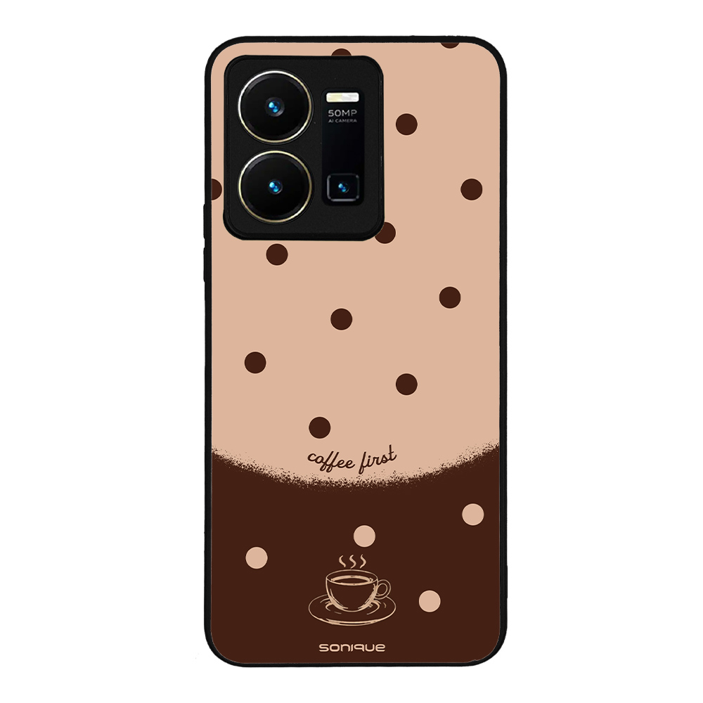 Θήκη Sonique Delulu Polka Era Series για VIVO Y35 4G / VIVO Y22 / VIVO Y22S Coffee First