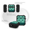 Θήκη Σιλικόνης Sonique Delulu Polka Era Series για AirPods 1/2 Green Flags