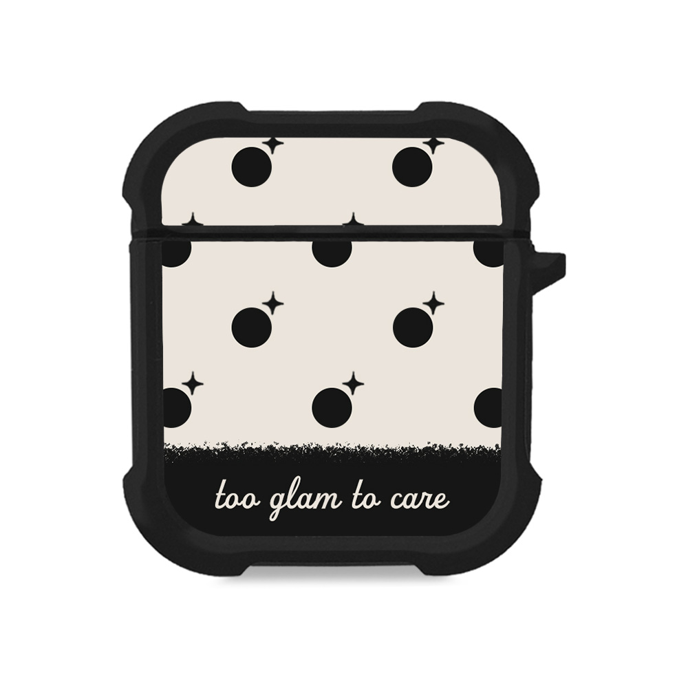 Θήκη Σιλικόνης Sonique Delulu Polka Era Series για AirPods 1/2 Too Glam