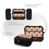 Θήκη Σιλικόνης Sonique Delulu Polka Era Series για AirPods Pro / Pro 2 Coffee First