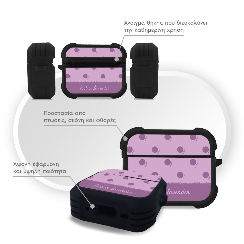 Θήκη Σιλικόνης Sonique Delulu Polka Era Series για AirPods Pro / Pro 2 Lost Delulu