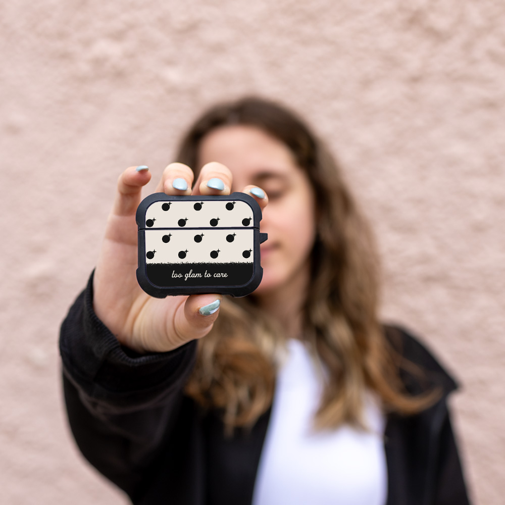 Θήκη Σιλικόνης Sonique Delulu Polka Era Series για AirPods Pro / Pro 2 Too Glam