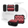 Θήκη Σιλικόνης Sonique Delulu Polka Era Series για AirPods 3 Blame Cherries