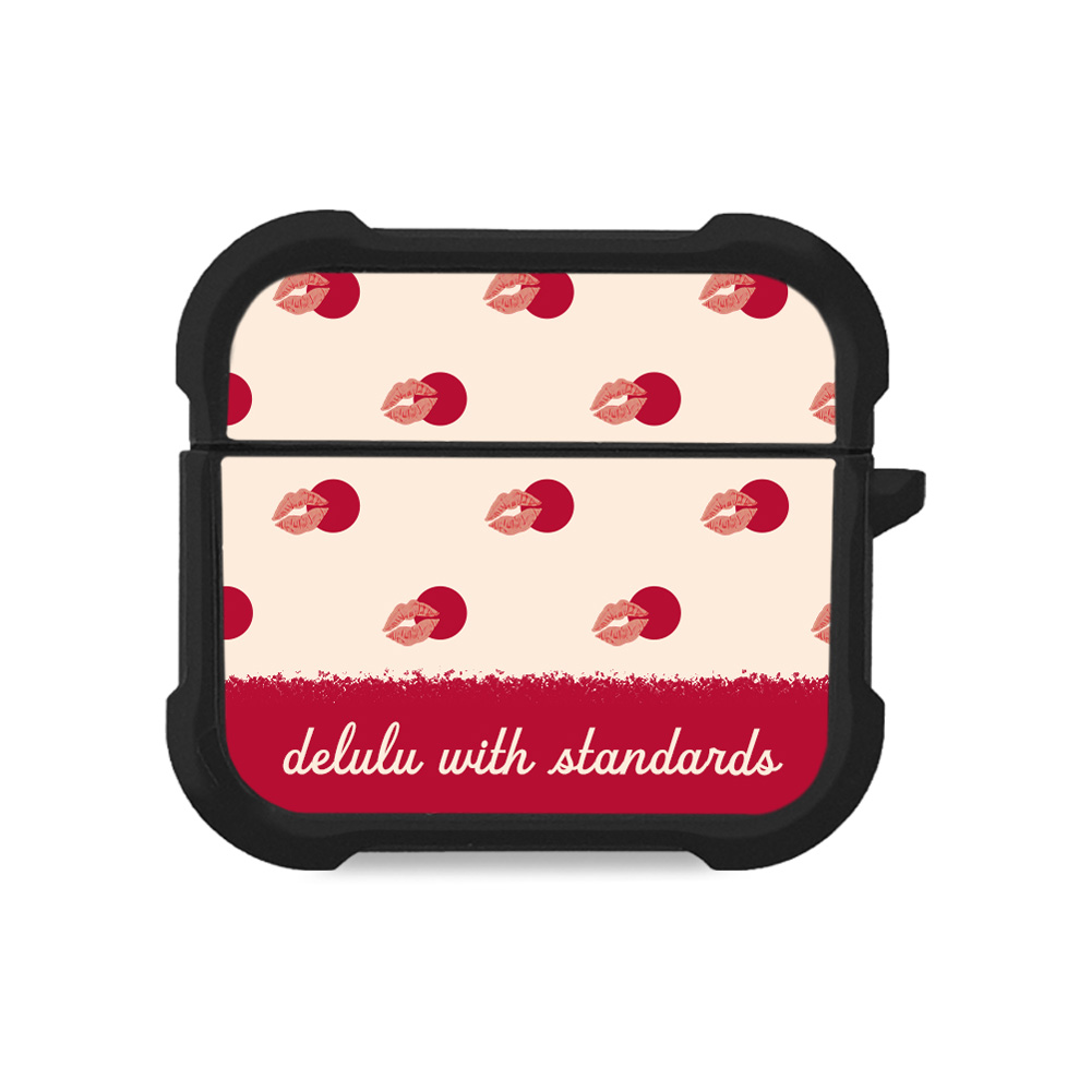 Θήκη Σιλικόνης Sonique Delulu Polka Era Series για AirPods 3 Delulu Standards