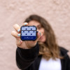 Θήκη Σιλικόνης Sonique Delulu Polka Era Series για AirPods 4 Blue Mentally