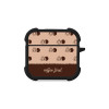 Θήκη Σιλικόνης Sonique Delulu Polka Era Series για AirPods 4 Coffee First