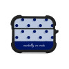 Θήκη Σιλικόνης Sonique Delulu Polka Era Series για AirPods Pro 3 Blue Mentally