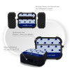 Θήκη Σιλικόνης Sonique Delulu Polka Era Series για AirPods Pro 3 Blue Mentally