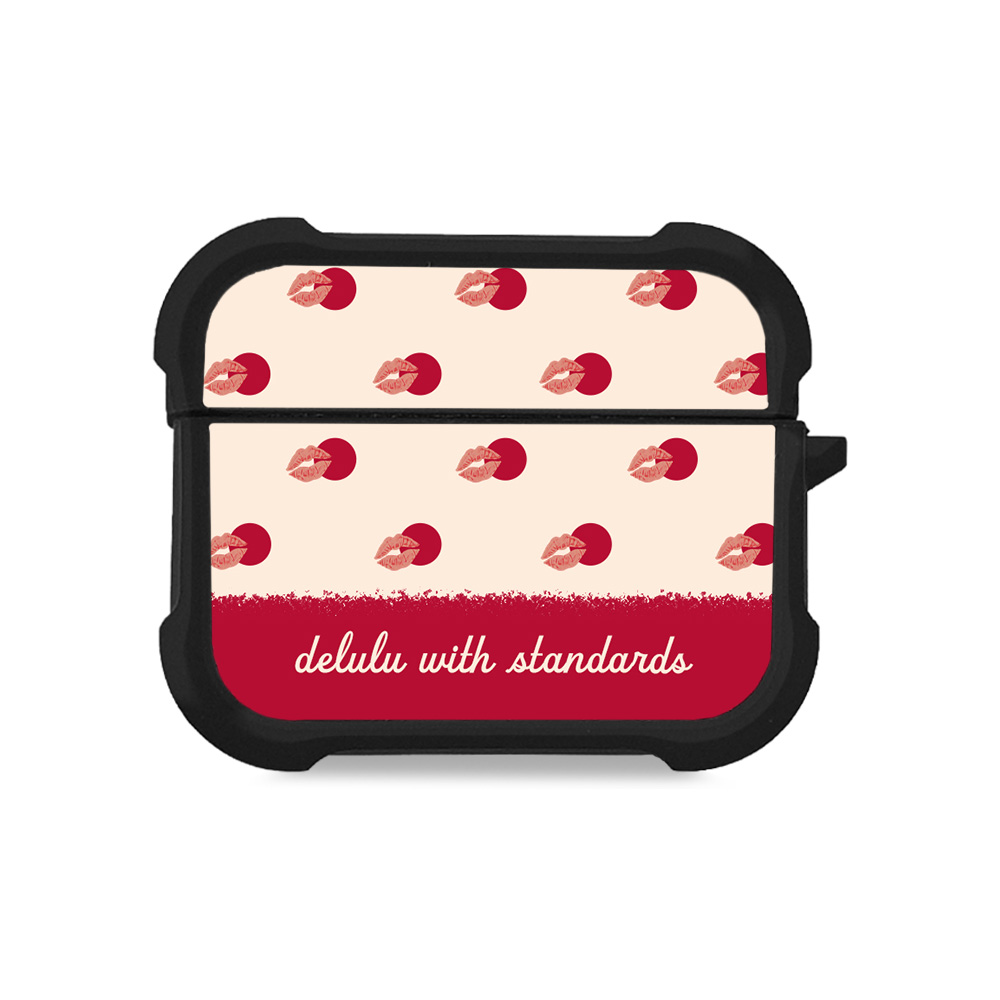 Θήκη Σιλικόνης Sonique Delulu Polka Era Series για AirPods Pro 3 Delulu Standards