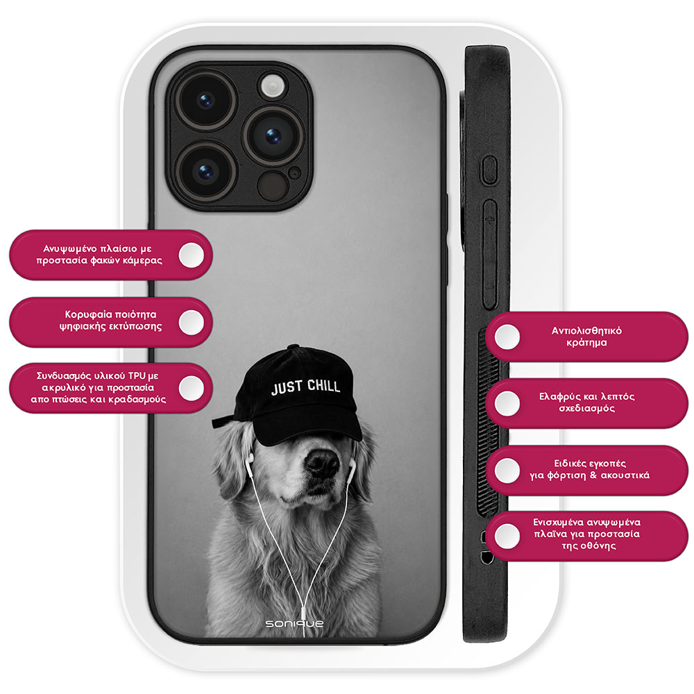 Θήκη Sonique Men's Edition για Google Pixel 10 Pro XL 5G Just Chill Pup