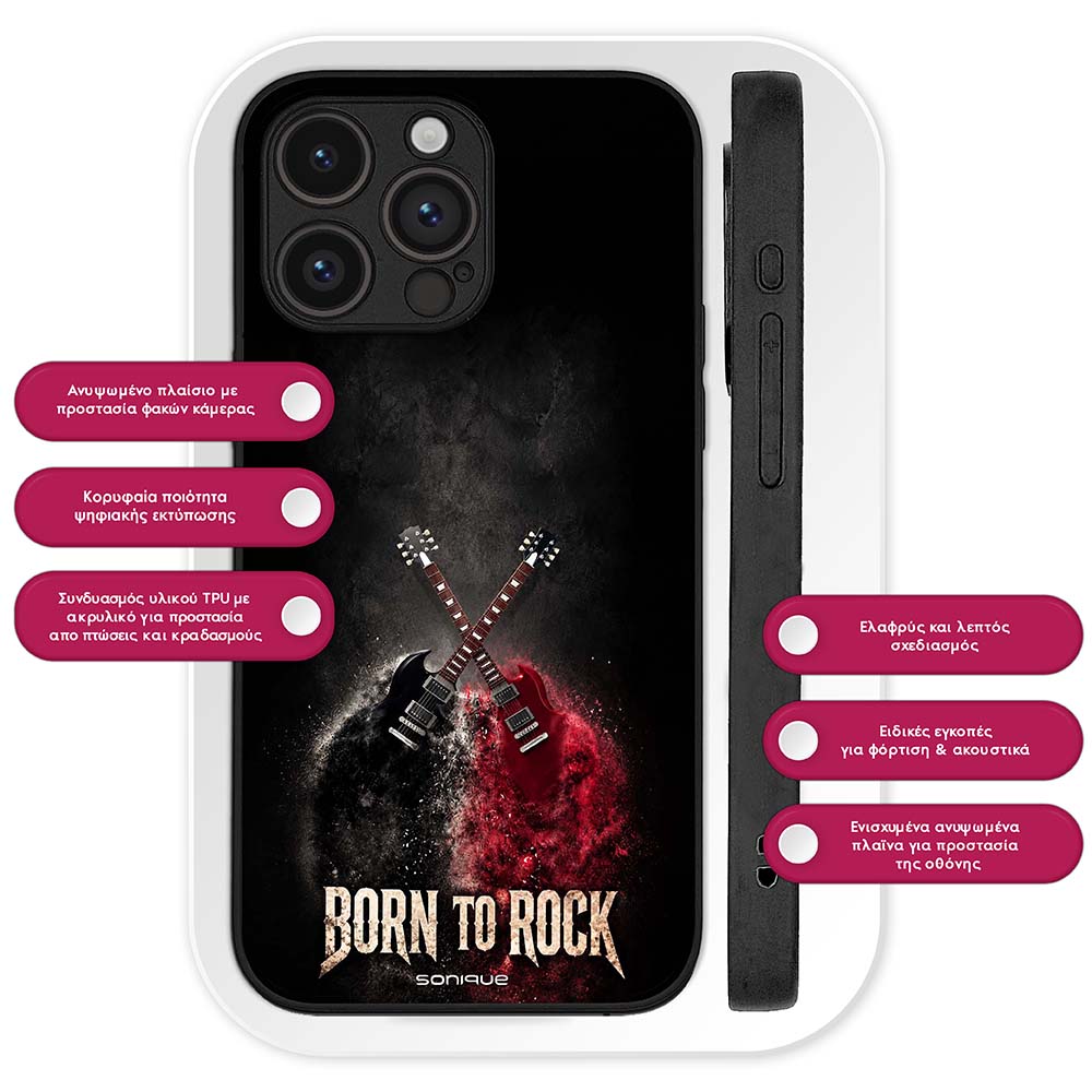 Θήκη Sonique Men's Edition για Google Pixel 9 5G Born to Rock