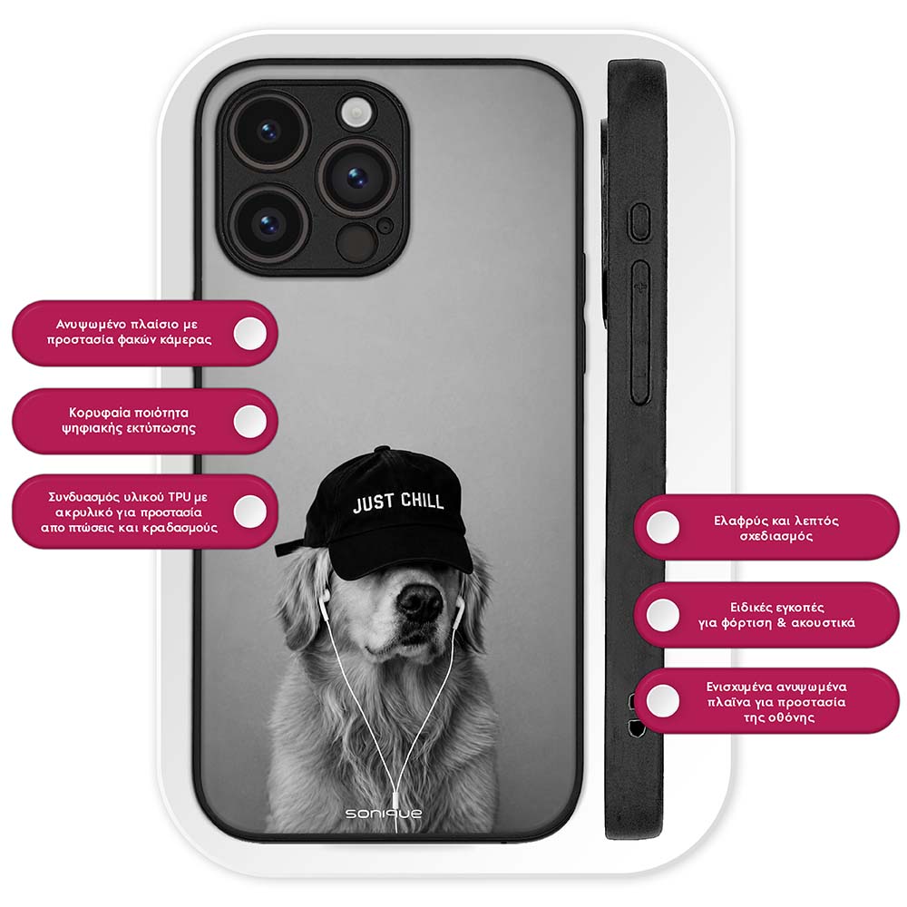 Θήκη Sonique Men's Edition για Huawei Mate 20 Lite Just Chill Pup