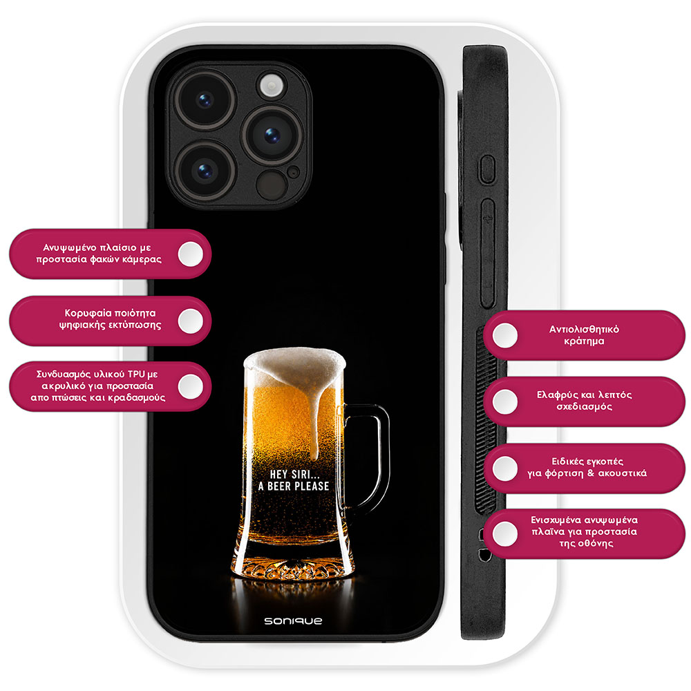 Θήκη Sonique Men's Edition για Nothing Phone 3a Pro One Beer, Please