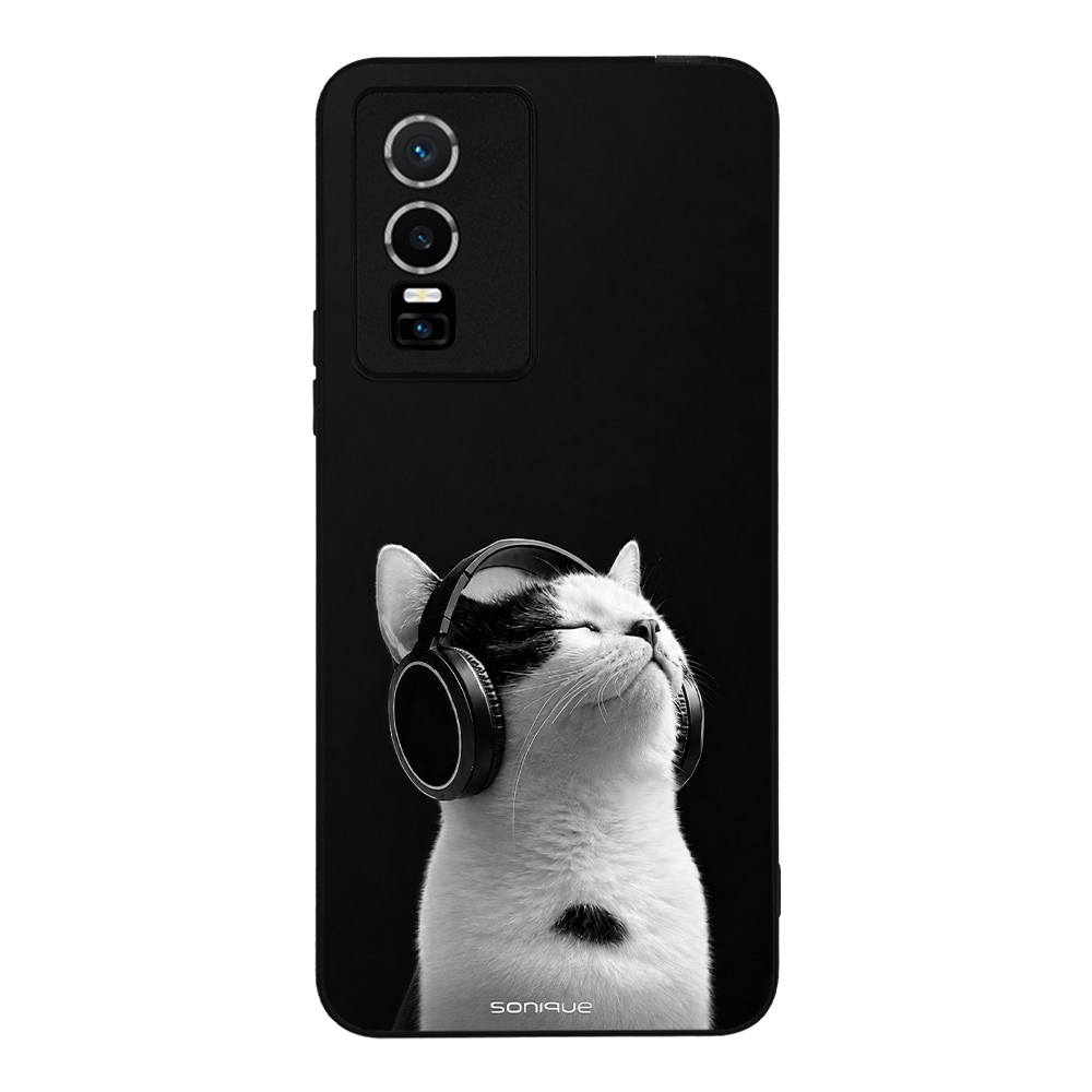 Θήκη Sonique Men's Edition για VIVO Y74s / VIVO Y76 5G Audio Kitten - White