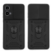 Θήκη Ring Armor CamPro Sonique για Motorola Moto G34 5G Μαύρο