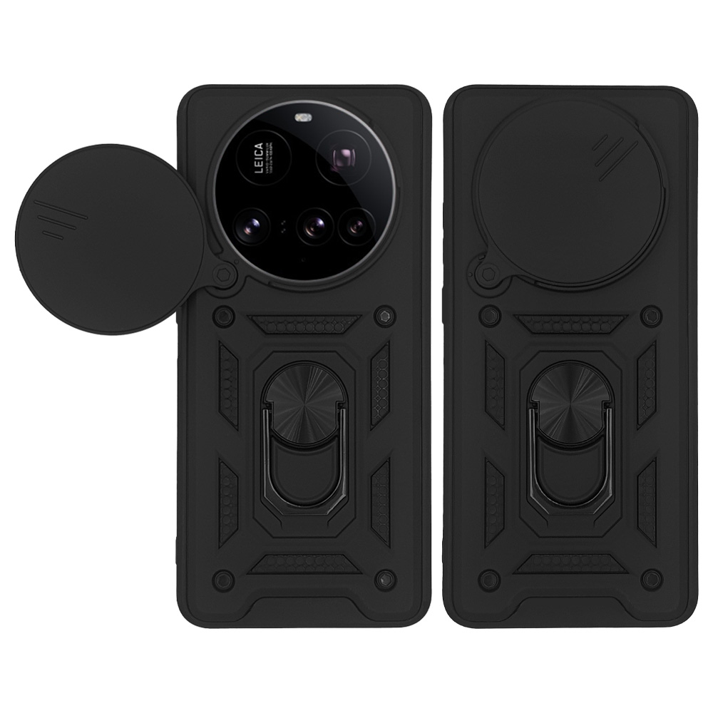 Θήκη Ring Armor CamPro Sonique για Xiaomi Xiaomi 15 Ultra 5G Μαύρο