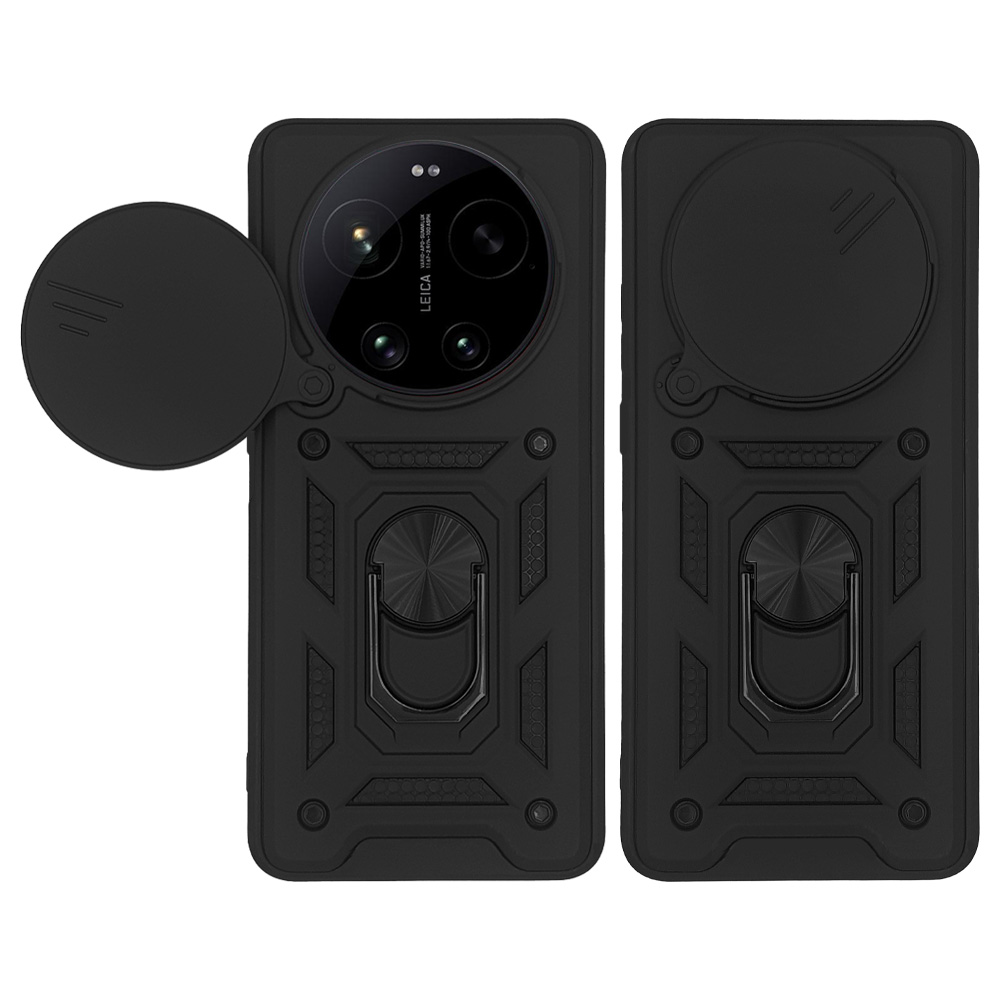 Θήκη Ring Armor CamPro Sonique για Xiaomi Xiaomi 17 Ultra Μαύρο