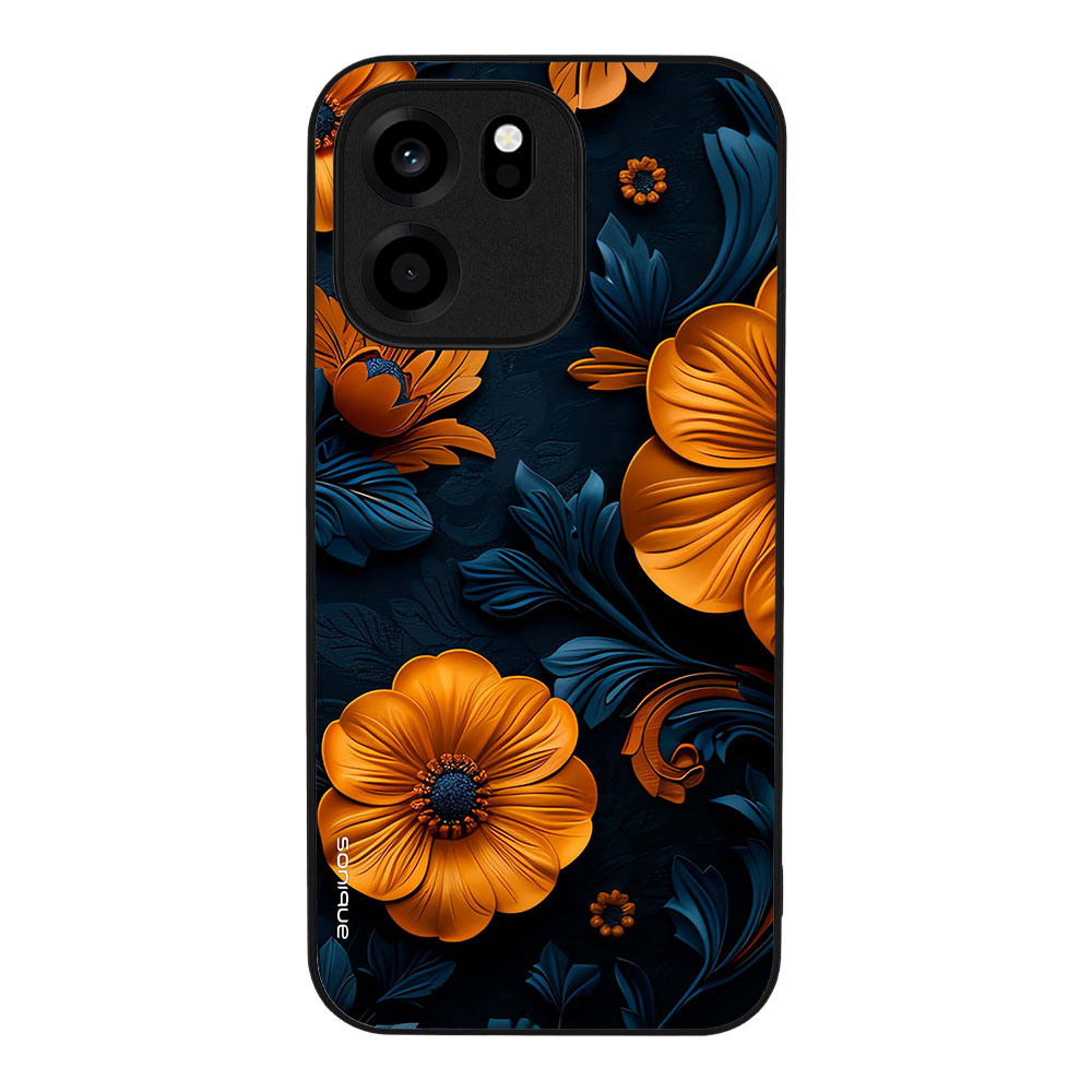 Θήκη Sonique 3D Flower Series για OnePlus Nord CE 6 5G Πορτοκαλί 01