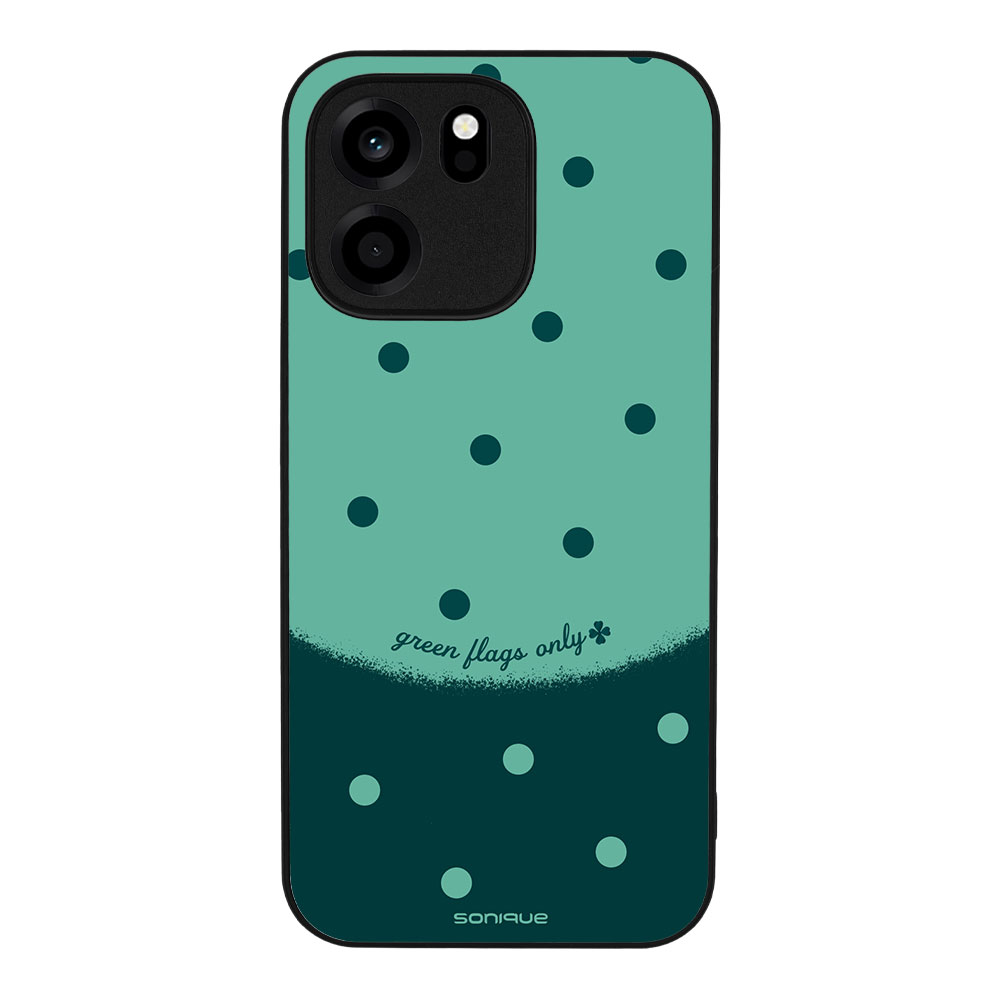 Θήκη Sonique Delulu Polka Era Series για OnePlus Nord CE 6 5G Green Flags
