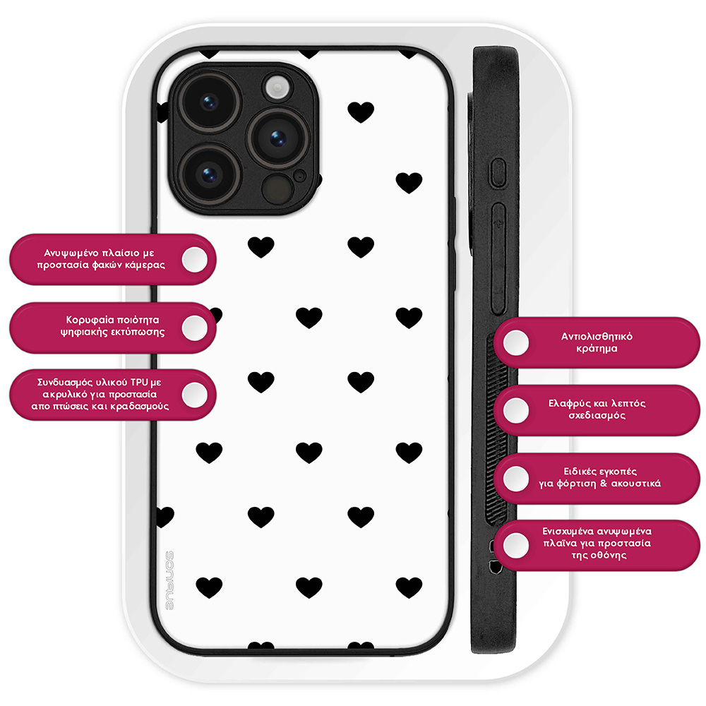 Θήκη Sonique Heart Series για OnePlus Nord 6 5G Λευκό