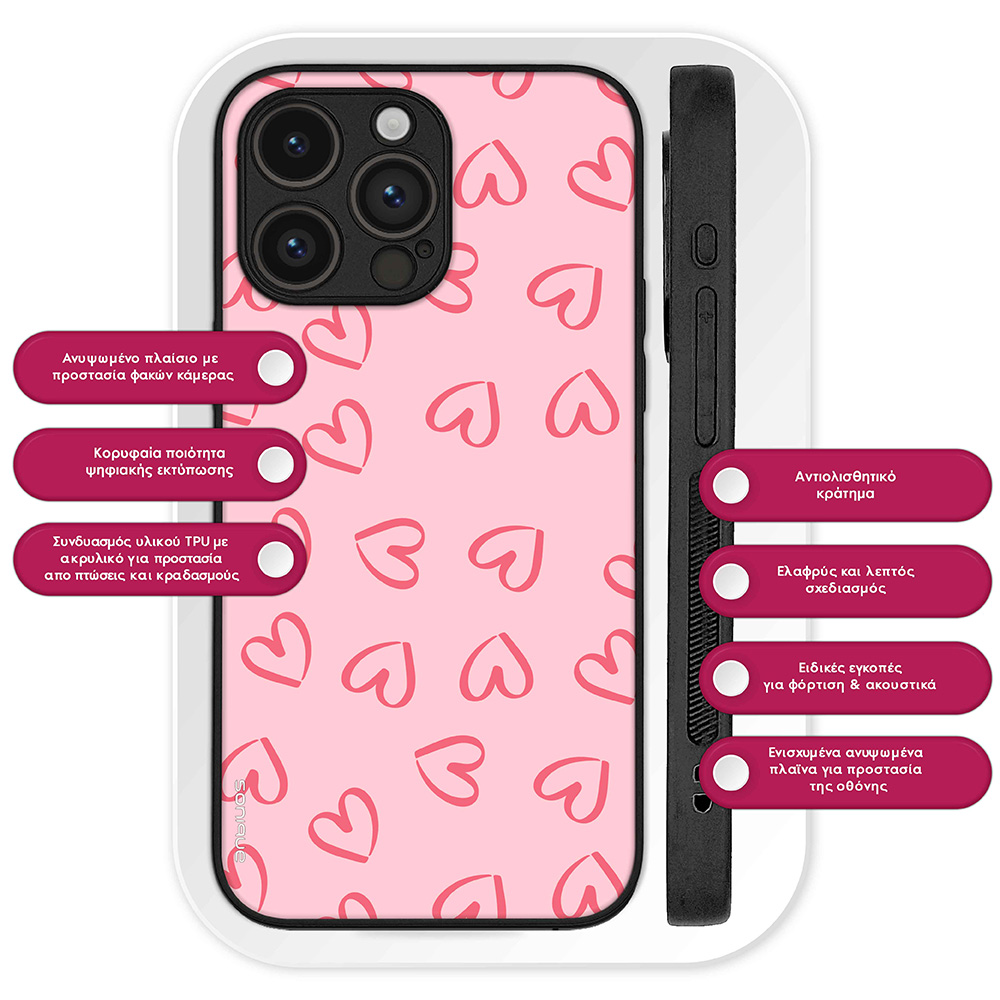 Θήκη Sonique Heart Series για OnePlus Nord 6 5G Ροζ
