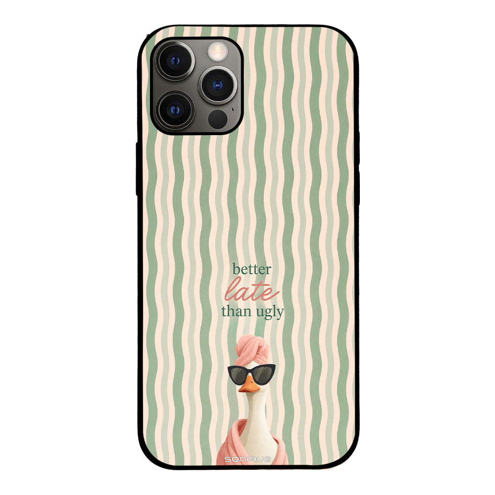 Θήκη Sonique Stripe Stories Series για Apple iPhone 12 / iPhone 12 Pro Better Late