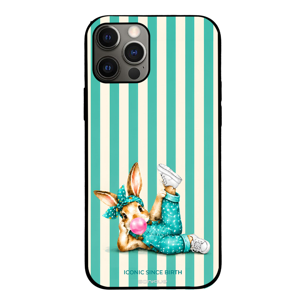 Θήκη Sonique Stripe Stories Series για Apple iPhone 12 / iPhone 12 Pro Iconic Λαγουδάκι