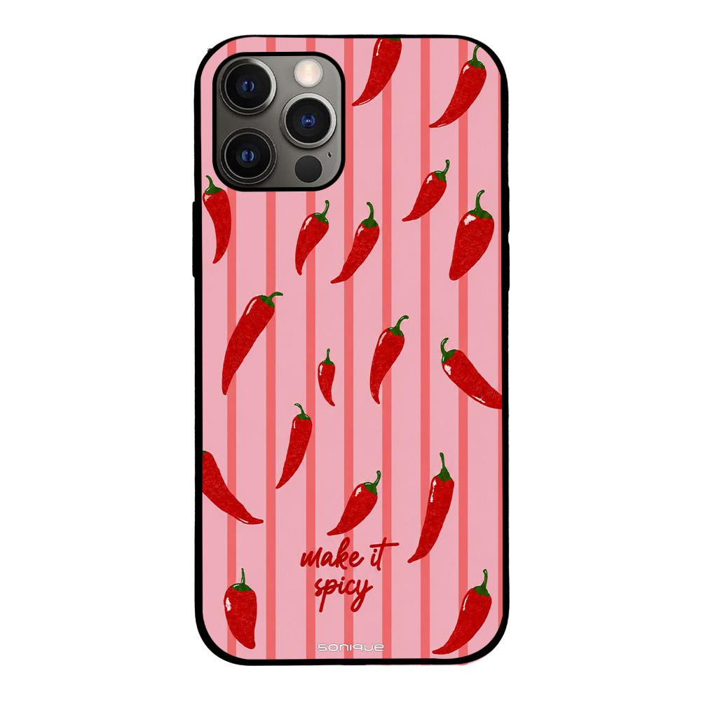 Θήκη Sonique Stripe Stories Series για Apple iPhone 12 / iPhone 12 Pro Make It Spicy
