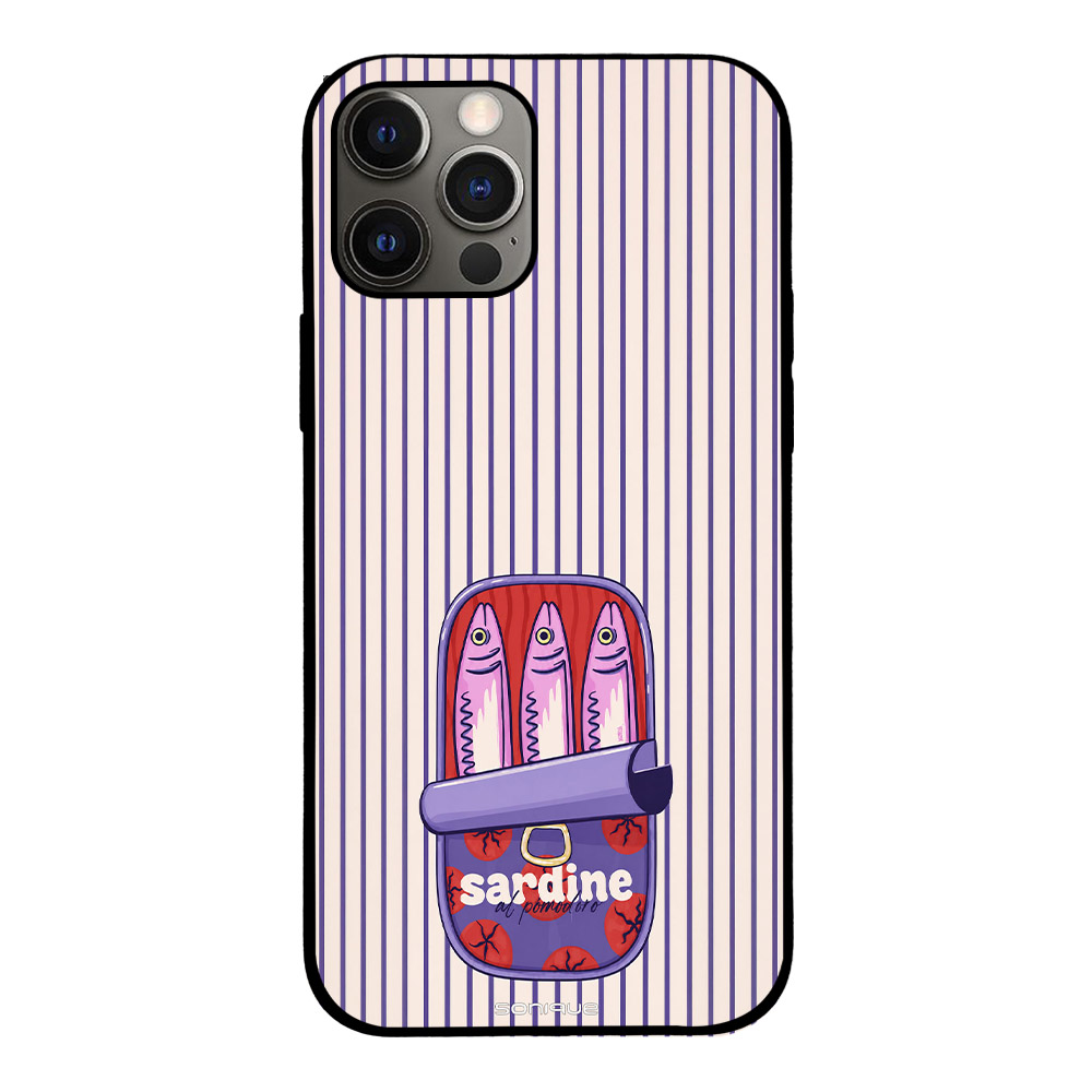 Θήκη Sonique Stripe Stories Series για Apple iPhone 12 / iPhone 12 Pro Sardine