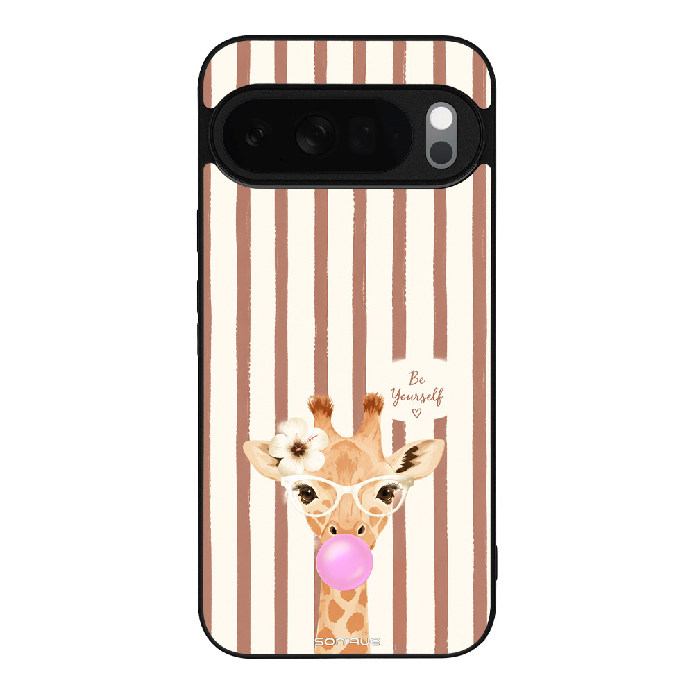 Θήκη Sonique Stripe Stories Series για Google Pixel 10 Pro XL 5G Καφέ - Καμηλοπάρδαλη με Τσιχλόφουσκα