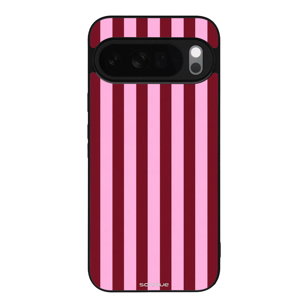 Θήκη Sonique Stripe Stories Series για Google Pixel 10 Pro XL 5G Ρίγες Ροζ – Κόκκινο