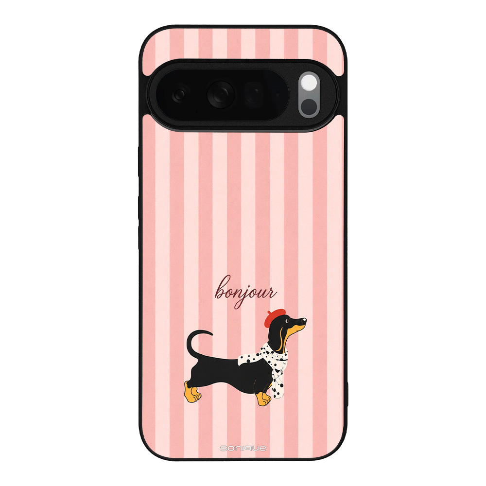 Θήκη Sonique Stripe Stories Series για Google Pixel 10 Pro XL 5G Bonjour Puppy