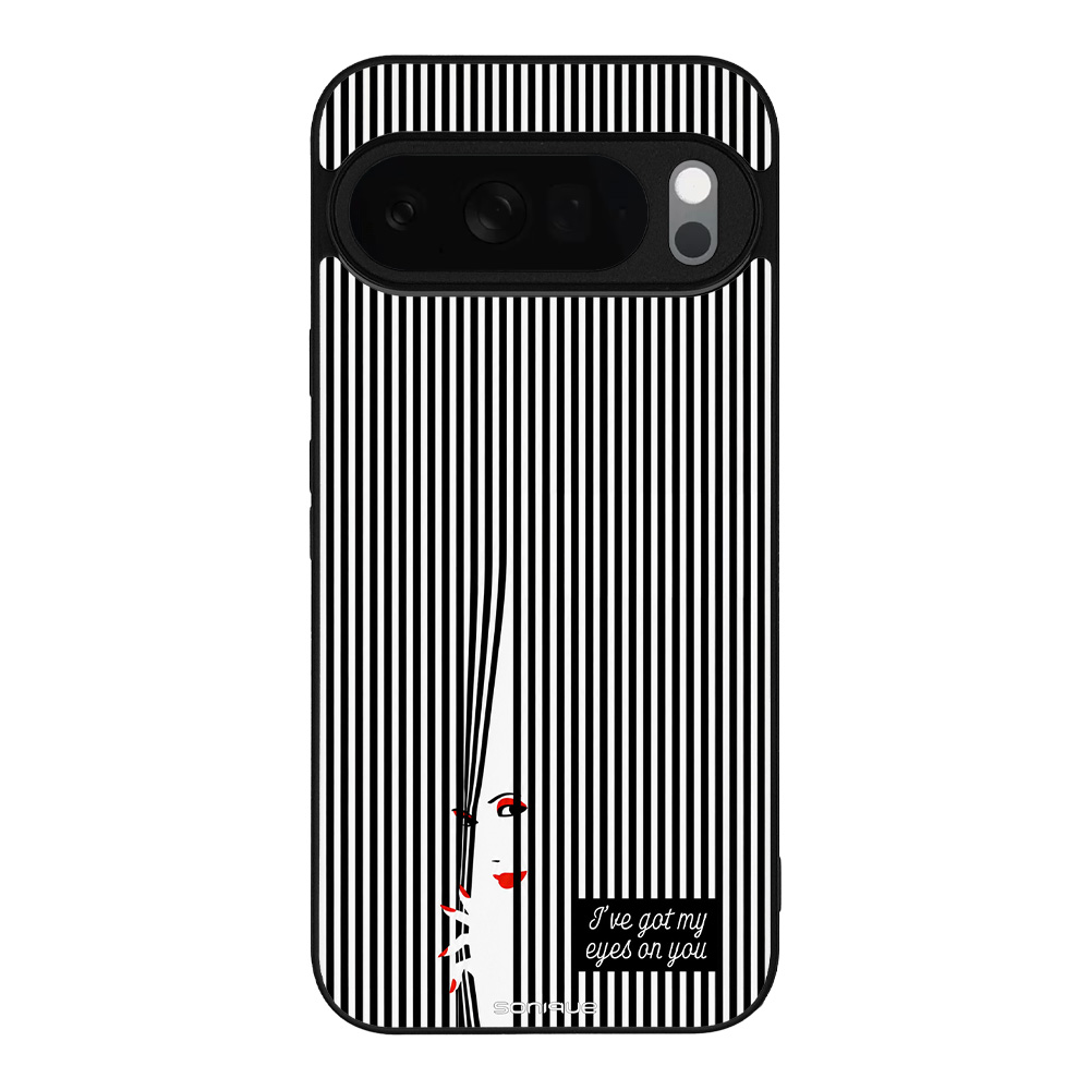 Θήκη Sonique Stripe Stories Series για Google Pixel 10 Pro XL 5G Eye on You – Μαύρο