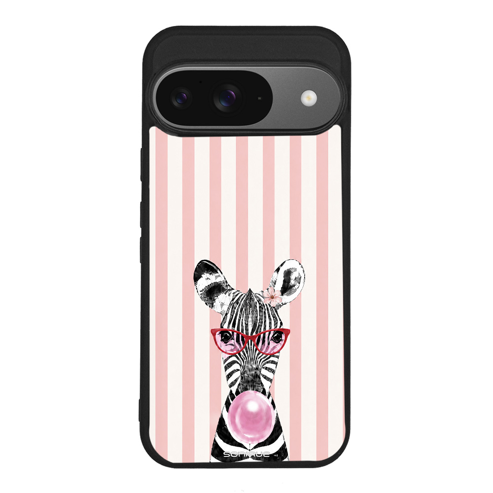 Θήκη Sonique Stripe Stories Series για Google Pixel 9 5G Ζέβρα – Τσιχλόφουσκα
