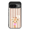 Θήκη Sonique Stripe Stories Series για Google Pixel 9 5G Καφέ - Καμηλοπάρδαλη με Τσιχλόφουσκα