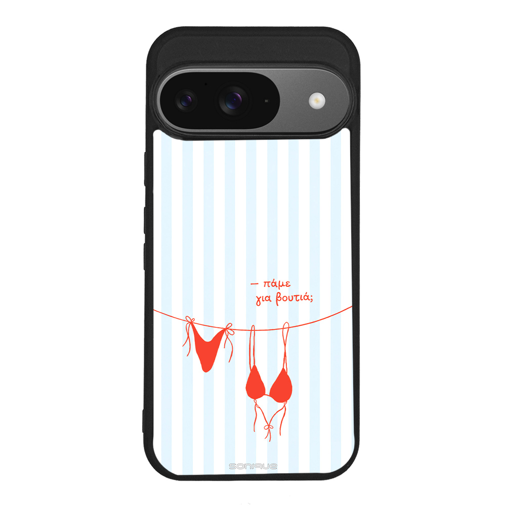 Θήκη Sonique Stripe Stories Series για Google Pixel 9 5G Πάμε για Βουτιά;